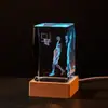 Figura de Estrella de Kobe James Grabada en 3D para Interiores, Luz Nocturna, Adorno Creativo de Baloncesto de Cristal como Regalo de Cumpleaños para Niños