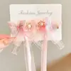 Novos Acessórios de Cabelo Estilo Chinês Super Delicados Estilo Antigo, Grampo de Cabelo Infantil Flor com Franja de Pérola, Adorno de Cabeça Laço de Alta Qualidade para Hanfu
