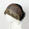 2026 Nuevo Estilo Sombrero Pañuelo Bordado, Elegante Gorro Delgado para Moño, Gorro Cubrepelo Estilo Étnico para Mujeres para Cubrir el Cabello Gris