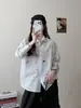 Moda Outono 2026: Cardigan Listrado Xadrez de Gato Bordado Cartoon Artístico Manga Longa Solto Feminino Venda por Atacado