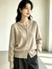 Cárdigan de punto francés de terciopelo Andy de dos piezas para mujer, abrigo engrosado, suéter de manga larga, nuevo estilo con botones de perla, prenda de abrigo cálida