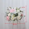 Bolas de Flores Artificiais de Rosa e Peônia para Decorações de Mesas de Casamento, Decorações de Corredores e Arranjos para Eventos em Shoppings