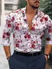 2026 Nueva Llegada Camisa Estampada para Hombre Corte Delgado Manga Larga Casual de Negocios Camisa de Manga Corta Rayada Ropa de Moda para Hombre