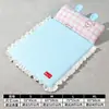 Cama Sofá Confortável com Proteção para o Pescoço, Estampada com Desenhos Animados de Primavera e Verão, Envolvida nas Bordas, para Cães e Gatos da Raça Teddy de Porte Pequeno e Médio