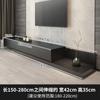 Simples Telescópico TV Gabinete Mesa de Centro Combinação Moderna Luz Luxo Pequeno Apartamento Sala de Estar Casa Chão TV Gabinete Chão Gabinete