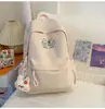 Mochila de dibujos animados muy atractiva y linda para estudiantes de secundaria femeninas, de nicho, simple, ligera, casual, ideal para viajar, mochila de doble hombro de gran capacidad