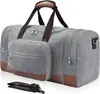 Bolsa de Lona Expandible Impermeable para Viaje de Gran Capacidad, Duradera Resistente al Desgarro, Adecuada para Uso en Gimnasio y Viajes