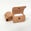 Bolsa de Almacenamiento para Auriculares de Material de Corcho, Bolsita para Auriculares con Mosquetón, Funda de Cuero para Auriculares Inalámbricos, Regalo Personalizable con Impresión de Logo
