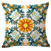 Funda de almohada geométrica de verano de limón para Amazon transfronterizo, tela para el hogar, funda de cojín para sofá, venta directa de fábrica