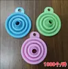 Embudo plegable de gran diámetro, bolsa para almacenar granos, bolsa de hielo, embudo especial de silicona, para repostar agua.