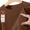 Sudadera de cuello redondo otoño invierno peso pesado con felpa interior cálida unisex casual diaria holgada versátil