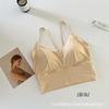 2023 Ice Silk Sling Hollow-out Beautiful Back Ropa interior para mujer Coaster fijo Push-up Backless Chaleco deportivo Ropa exterior Ropa interior