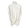 2024 outono e inverno nova versão coreana do suéter feminino idosos camisa de fundo fino moda Joker fabricantes atacado núcleo-fio fiado