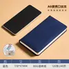 A6 Couro de Ovelha Bolso para Caderno Tamanho de Bolso Negócios Escritório Couro Macio Bloco de Notas Espessado Personalizável com Impressão de Logo