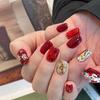 Celebridade da Internet Brilhando Ano Novo Lantejoulas Vermelhas Novos Acessórios de Unhas Artísticas Pó Espelho Mágico Glitter Decoração de Unhas Pequenos Acessórios Atacado