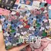 Bolsa de compras plegable Spot 210D bolsa tipo chaleco de dibujos animados portátil grande
