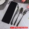Creativo Titanio Plateado Portátil Vajilla Hotel Regalo Vajilla Juego Cuatro Piezas Cuchillo y Tenedor para Steak