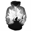2025 Transfronterizo Nuevo Otoño e Invierno 3D Anime Dragon Ball Estampado Talla Grande Holgado Sudadera con Capucha Sudadera de Manga Larga Chaqueta