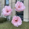 3 Cabezas de Peonías Fragantes Artificiales, Flores Falsas para Boda y Decoración del Hogar, Al por Mayor