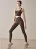 Ropa de yoga para exteriores de verano, traje de fitness para mujer, alta elasticidad, adelgazante, top con espalda bonita, ropa de entrenamiento de Pilates, conjunto deportivo de verano