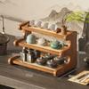 Estante de Almacenamiento para Portavasos Estante de Almacenamiento de Escritorio Almacenamiento de Encimera Multicapa Soporte para Tazas de Té Estante de Almacenamiento para Tazas de Té y Agua para el Hogar
