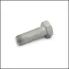 Tornillos hexagonales externos galvanizados, tornillos de media rosca y rosca completa, tornillos y tuercas para torres de hierro galvanizado en caliente, fabricante, alta resistencia