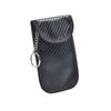 Novo produto padrão fibra de carbono RFID blindagem eletromagnética porta-chaves chave do carro bolsa de blindagem de sinal de celular anti-roubo