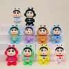 Crayon Shin-Chan Astronauta Caixa Surpresa Resina Fofa Acessório DIY Desenho Animado Ornamento Chaveiro Pingente Brinquedo da Moda