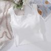 Chal de Hombro Ancho Cinturón para Mujer Almohadilla para el Pecho Uso Interior Verano Ropa Exterior Cuello Cuadrado Espalda Bonita Sujetador Tubo Base de una Pieza Envoltura de Pecho