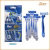 Afeitadora manual desechable de acero inoxidable con cabezal de corte giratorio de tres capas para hombre de MAX Factory