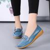 Zapatos Individuales Nuevos para Mujer, Zapatos de Madre, Zapatos de Mujer, Versátiles de Primavera 2024 Estilo Coreano Exportación Zapatos de Frijol, Zapatos Planos Casuales para Mujer