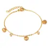 Pulsera de Acero Inoxidable con Forma de Concha Nueva Transfronteriza de Amazon, Joyería de Aniversario de Moda y Versátil