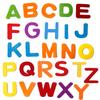 Venta al por mayor de fábrica 26 Letras Inglesas de Fieltro Mayúsculas y Minúsculas Tela No Tejida Material Kit DIY de Alfabetización para Jardín de Infantes Hecho a Mano