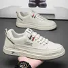 Zapatos Blancos Casuales Transpirables de Nuevo Otoño 2026 Tendencia Versátil Suela Suave Parte Superior Suave Sin Cordones Zapatos Deportivos Casuales de Tabla