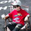 X10 Conjunto de Verano para Niños Estilo Coreano Nuevo Genial Estilo Callejero de Verano para Niños Ropa Delgada de Verano para Niños