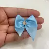 Directo de fábrica serie de lazos accesorios para el cabello zapatos y sombreros accesorios al por mayor nudo cuadrado de ocho puntas de diamante