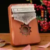 Piano de Polegar Kalimba para Iniciantes de Entrada, 17 Tons, Piano de Dedo, Instrumento Musical Portátil, Piano de Dedo Kalimba