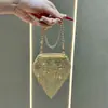 Bolsa Mini para Labiales de Lujo de Nueva Colección Transfronteriza para Mujer, Bolso de Cadena con Incrustaciones de Diamantes de Lujo Ligero, Bolso de Accesorios de Diamantes Moderno y Versátil