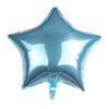 Globo de aluminio con forma de estrella de cinco puntas de 5 pulgadas, tablero de luz monocromático, decoración para fiestas, bodas y cumpleaños, globo de aluminio