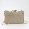 2026 Moda Europeia e Americana Transfronteiriça Texturizado Strass Vestido de Noite Clutch Bolsa de Noite Corrente de Ombro Único Transversal Bolsa Pequena