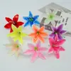 Flor de lírio artificial tecido de seda cabeça de flor atacado fundo de casamento parede de flores decoração flor azul arranjo de flores fornecimento de flores para estrada