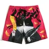 Pantalones de Playa para Hombre Secado Rápido Sueltos Dibujos Animados 3D Talla Grande Pantalones de Playa Ropa de Pareja Pantalones Cortos Estampados de Cinco Puntos Venta Directa de Fábrica