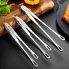 Pinzas para Barbacoa Estilo Coreano Pinzas de Acero Inoxidable Pinzas para Barbacoa Pinzas de Cocina Extendidas Pinzas para Filete para Restaurantes de Barbacoa