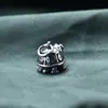 Plata 925 Estilo Chino Armadura Rica Mundo Moneda de Cobre con Cuentas Collar Negro Caparazón de Tortuga con Colgante Cuerda Trenzada DIY Joyería de Plata al por Mayor
