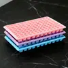 Molde de Cubitos de Hielo de Diamante Grande de 96 Rejillas 60 Rejillas Caja de Hielo Molde Creativo de Bandeja de Hielo para Smoothie Caja Cuadrada de Cubitos de Hielo