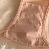 Roupa Íntima Sexy de Cetim Japonês Feminina com Renda e Malha Transparente, Forro de Algodão Puro na Virilha, Sem Costura, Cintura Baixa, Calcinha com Tira Fina para Meninas