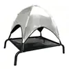 Cama para perros y gatos para todas las estaciones, cama para perros extraíble y lavable, cama de camping para mascotas a prueba de humedad y elevada del suelo, colchón grande para perros.