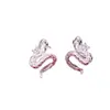 Nuevos Pendientes de Serpiente de Estilo Chino para Mujer 2025 Nuevo Lujo Ligero Temperamento de Alta Gama Año de la Serpiente Zodíaco Chino Pendientes de Serpiente
