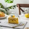 Fabricantes transfronterizos de gran venta cubierta de vidrio para pastel cubierta de vidrio para pastel sin plomo grado alimenticio transparente cubierta antipolvo cubierta para pastel