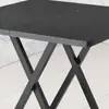 Mesa Dobrável Mesa de Jantar Dobrável para Exterior Mesa Simples para Mahjong Mesa Quadrada Dobrável Doméstica Mesa de Jantar e Cadeira Pequenas Conveniente para Apartamento Pequeno